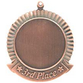 Medal, "Insert Holder" 3rd Place - 2 1/2" Dia.